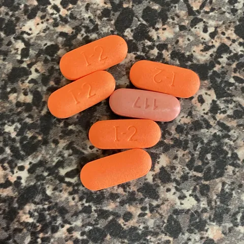 One of my ibuprofens is a different color (but the same size and shape)