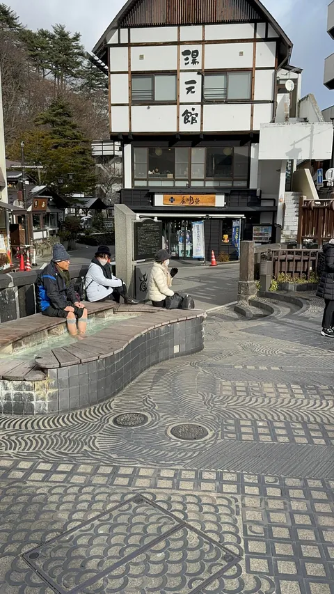 December in Kusatsu, one of the best onsen town in Japan