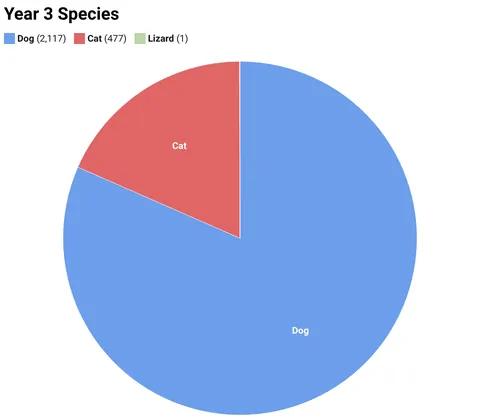 My Statistics as a Veterinarian - Year 3 [OC]