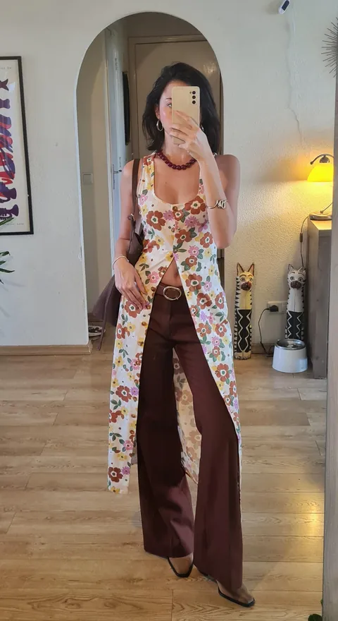 Dress over pants - does it work?
