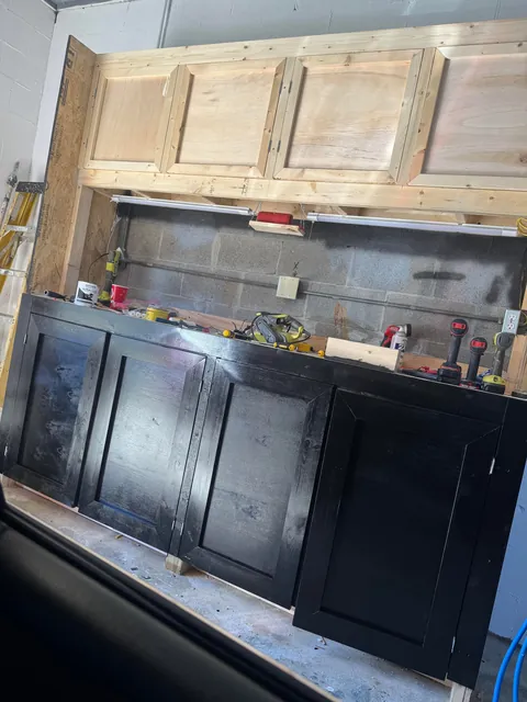 Here’s an image dump of my garage over the past year. My dad painted everything on the walls. He had a blast! Hope y’all like it.