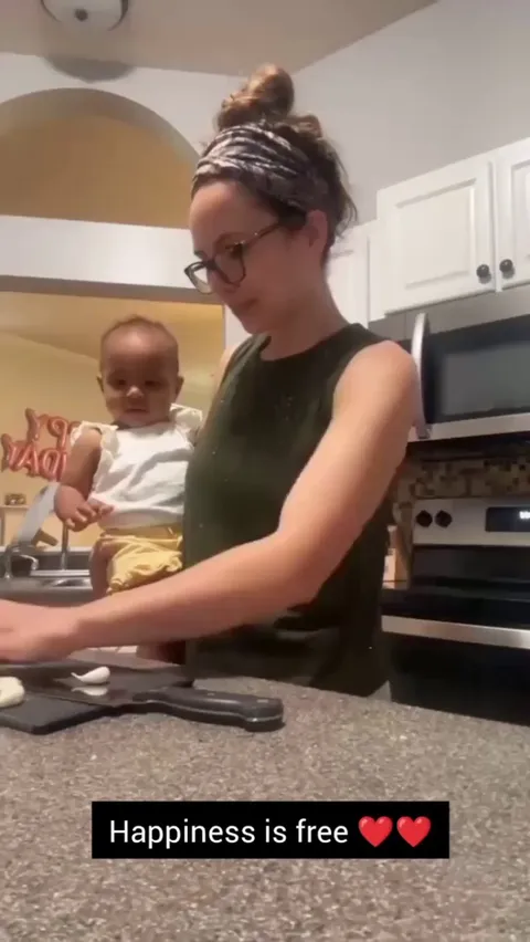 garlic + baby = laughter