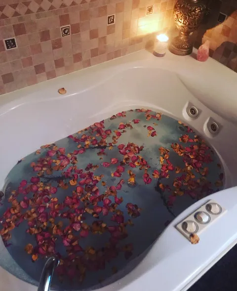 I had a rough couple months and jokingly told my husband that Calgon needs to take me away. Apparently he researched it the next day and surprised me with this bath - he said I don’t know where to find Calgon but I hope this close? No…you wonderful man, this is so much better. 