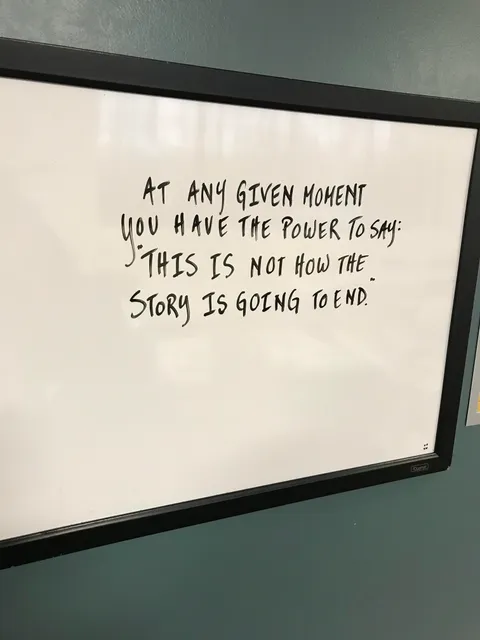 [Image] Another quote of the day brought to you by the lunch lady at work.