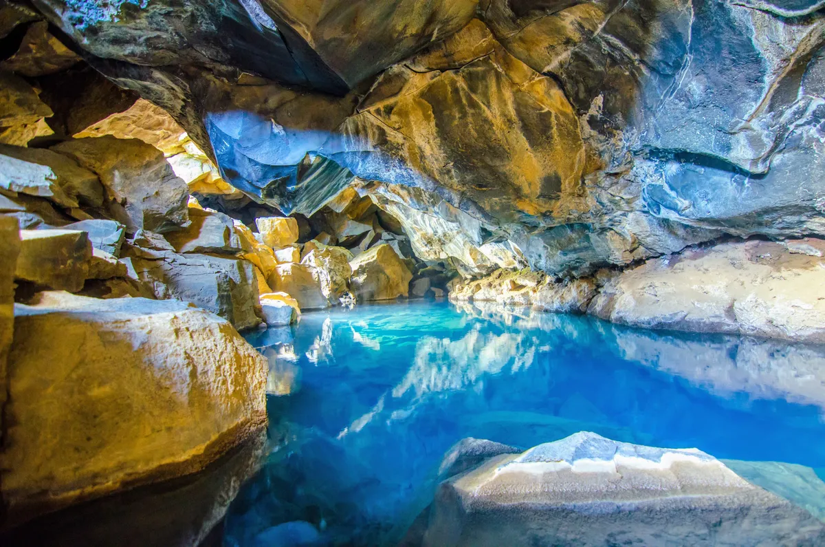 Magical places in Iceland are abundant - we caught this cave near Myvatn Lake and couldn’t help but take a picture. The Ring Road in 2 weeks makes for a fantastic trip!