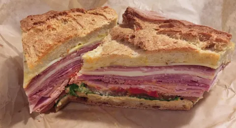 [i ate] a deluxe Italian sandwich 