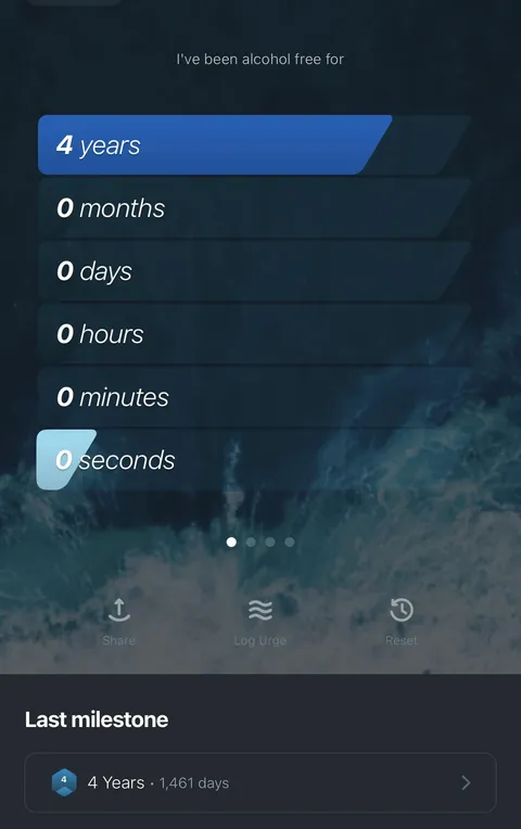 I don’t have anyone to tell. But I’m really proud of myself for reaching this milestone 