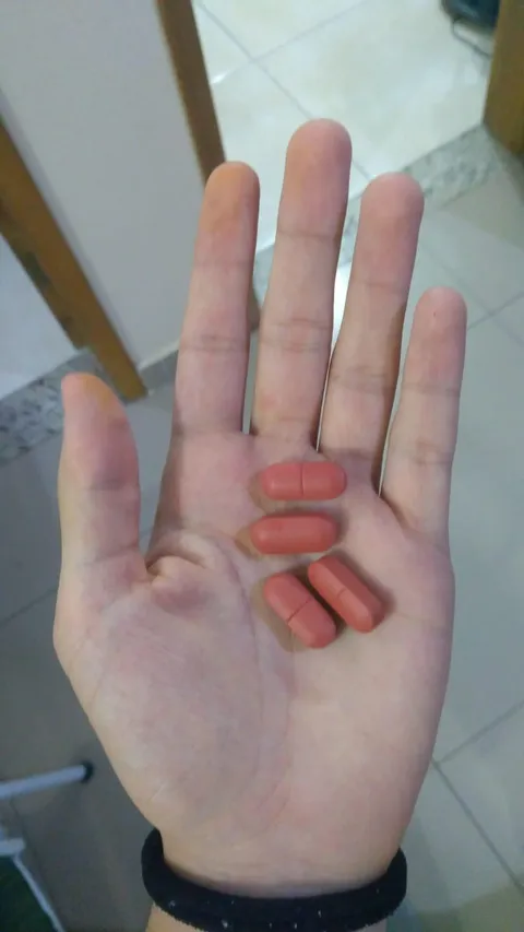 Pills for treatment of tuberculosis. 4 of them in the morning, and they make your urine red