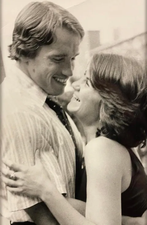 My mom with her old flame in the mid 1970s