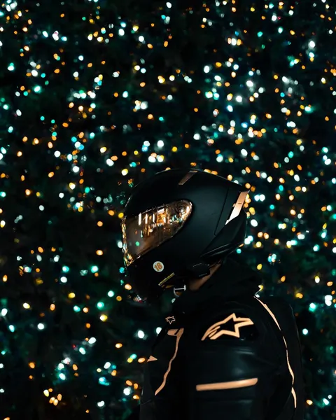 ITAP of a motorcyclist