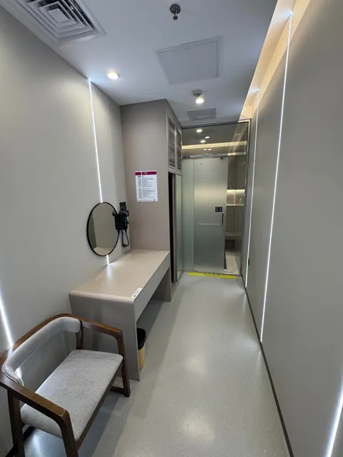 This airport in China offers people free shower.