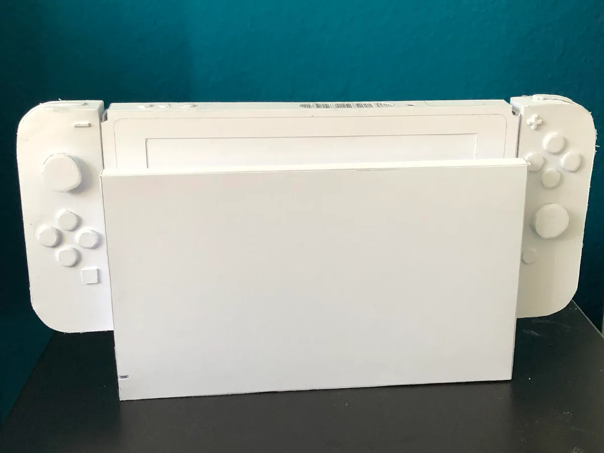 My girlfriend studies product-design, and she created a Nintendo Switch in 1:1 for university, with detachable Joy-Cons, Docking Station and everything, just out of Paper.
