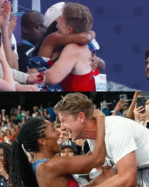 Husband and Wife Tara Davis-Woodhall &amp; Hunter Woodhall are now both Olympic and Paralympic Gold Medalists