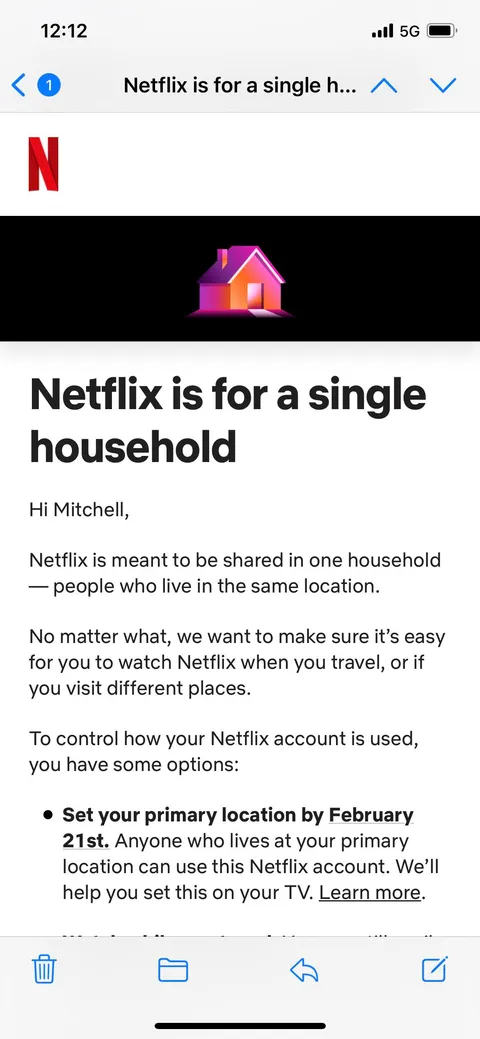 Email Canadian Netflix sent to me today. Bought puts. Cancelled subscription.