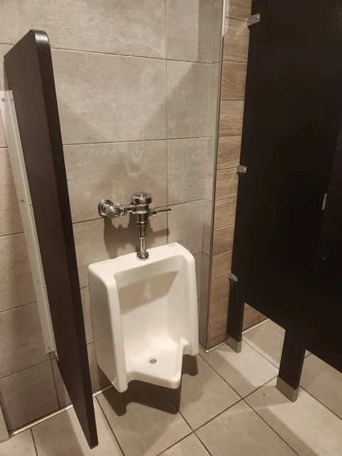 The Burger King we stopped at had the lowest-mounted urinal I've ever seen.