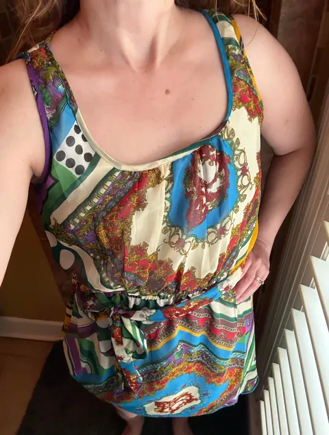 Under the Easter dress… 👗