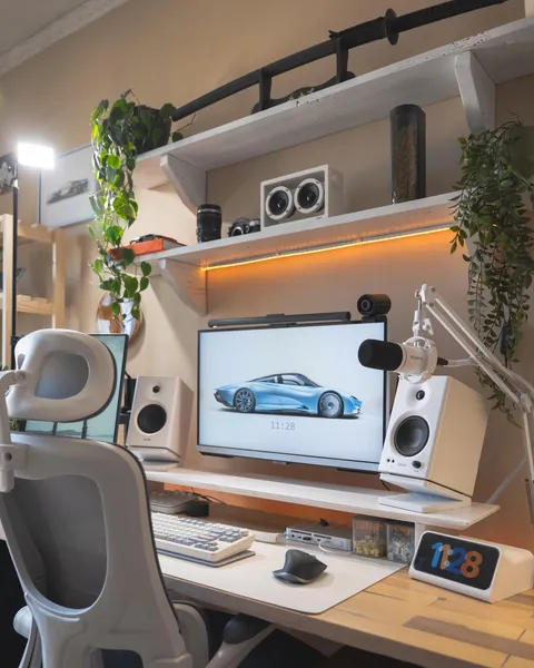 I switched from black to white setup🔨🖥️ What do you think?