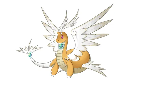 Made my own Mega Dragonite because I don't like the official one