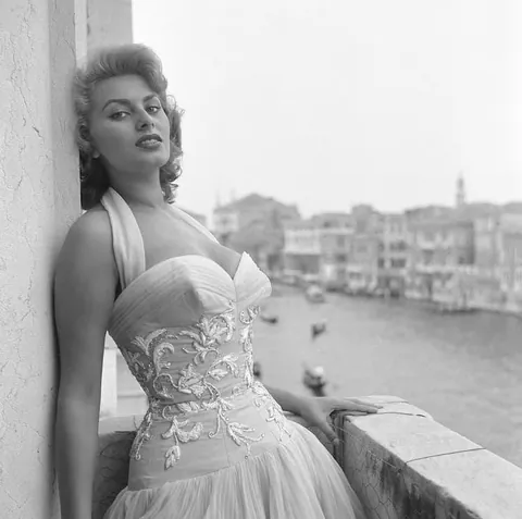 Sophie Loren , at Venice Film Festival, 1955