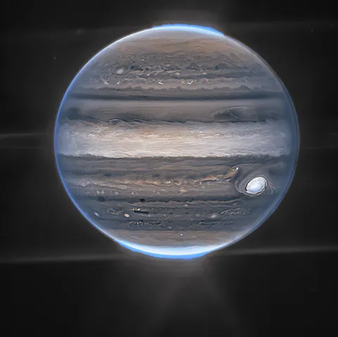 Jupiter as seen from the James  Webb Telescope