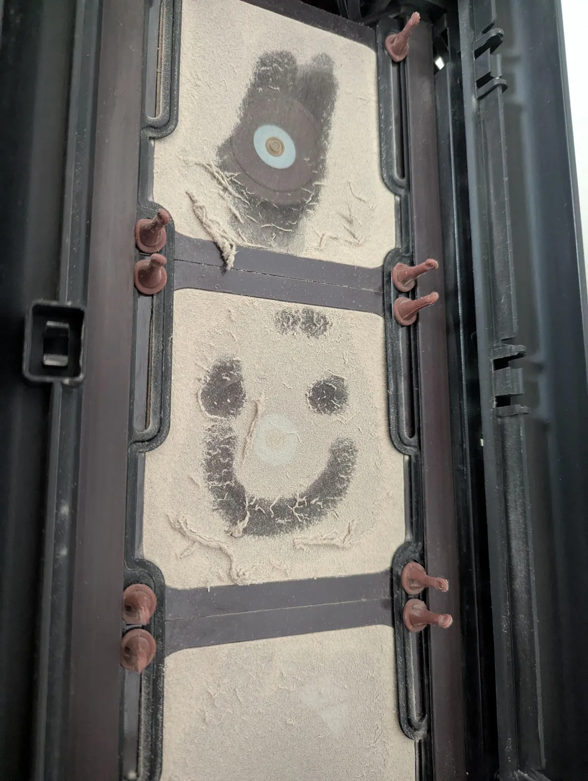 My apartment is really dusty (cleaned the nylon intake filters 2 weeks ago)