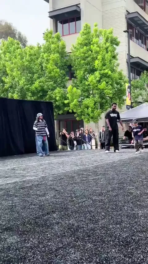 This kid entered a random battle at UCSD and won!