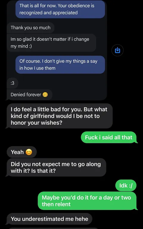 Permanent denial - feeling regret