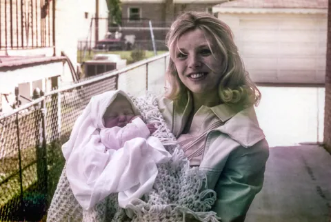 Some photos of me and my mom from 1970 through 1972