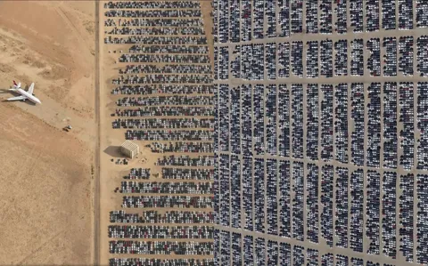 Thousands of Audi cars abandoned in the Mojave Dessert after cheating emissons tests