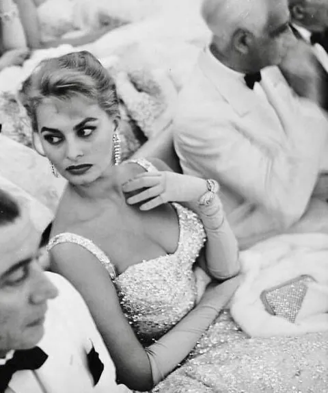 Sophie Loren , at Venice Film Festival, 1955