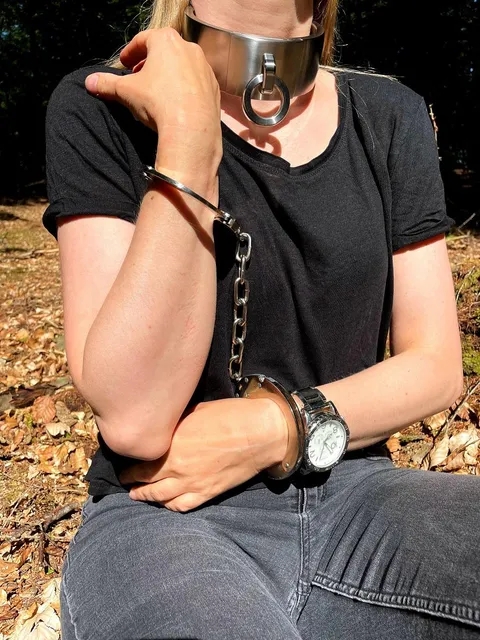 I'm enjoying the sun while wearing unforgiving steel