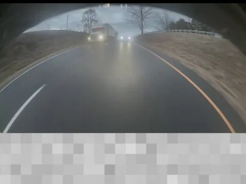 [OC] Trucker tries to run me off the road