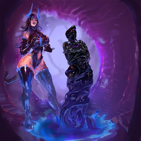 Squel's Cursed Collar 2 (2/2). by (convolute) [F/F/M]