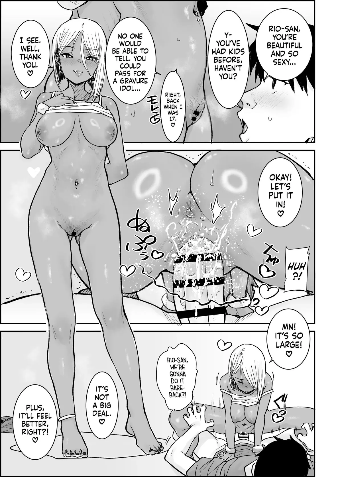 [Ponsuke] I, Your Humble College Student, Busted Loads Into My 35 Y/O Dark-Skinned Gyaru Landlady While She Rode Me Cowgirl | 595768