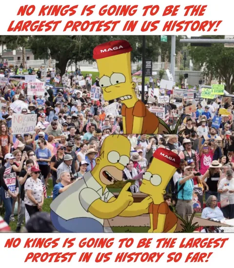 When you realize ‘No Kings’ means your guy can’t be one.