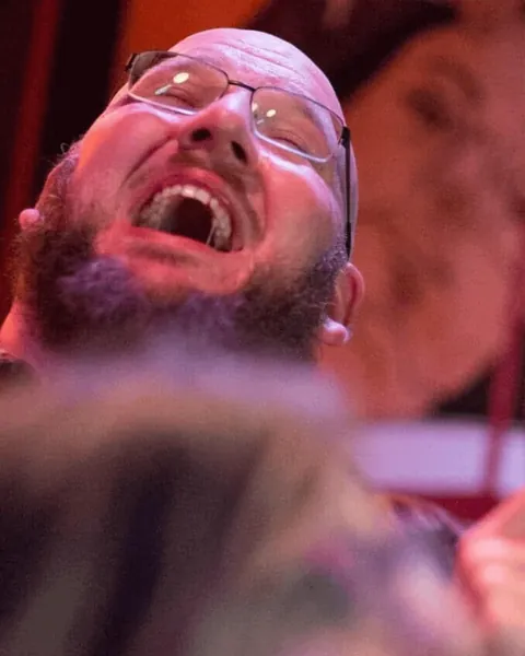 Muppet Memorial my (me) John Embry at Muse &amp; Myth Louisville, KY.