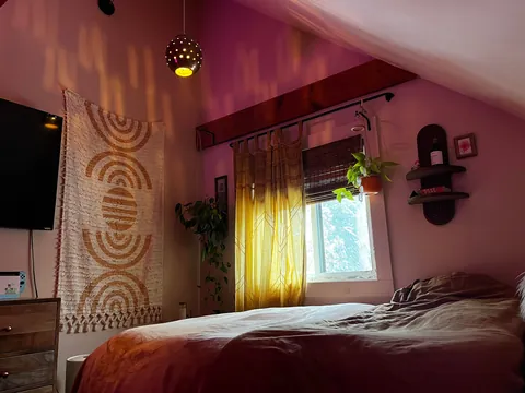 My spare room on a snowy winter morning