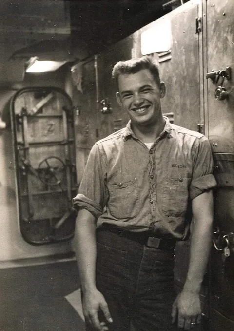 My grandpa in the late 50’s when he served in the Navy