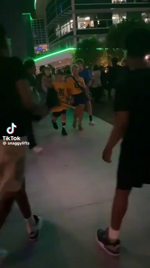 A Family Getting Harassed After The Game