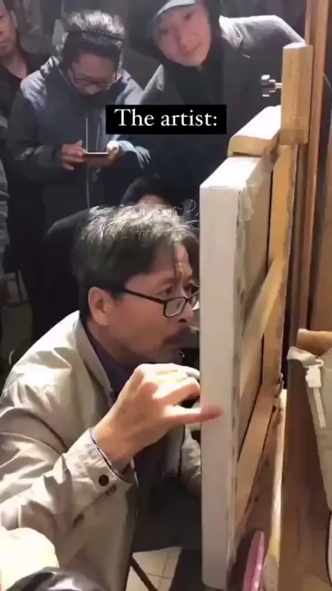 When art blurs the line between reality and canvas, you know it's pure mastery