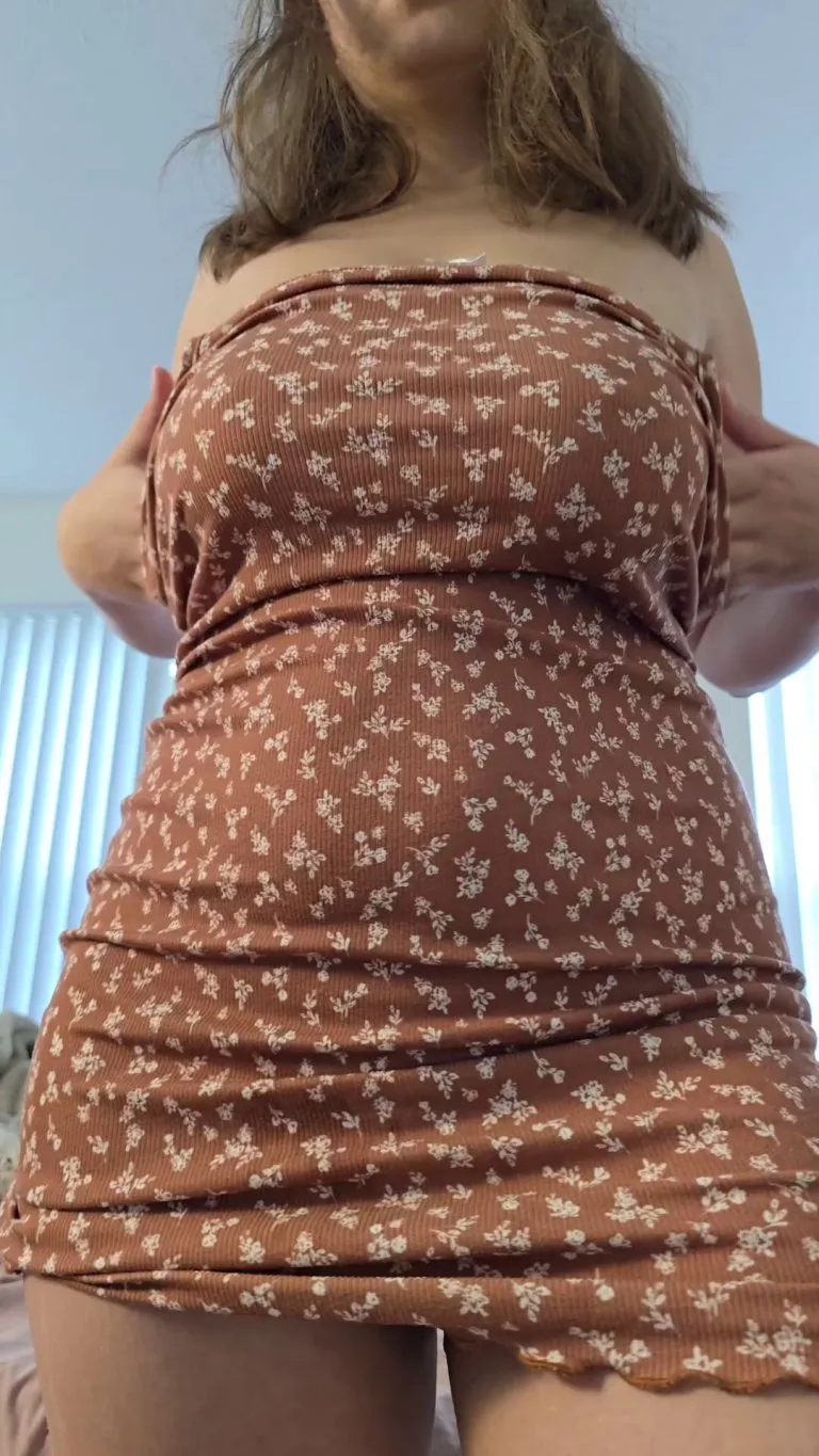 Toying with the idea of going out in this, no bra, no panties