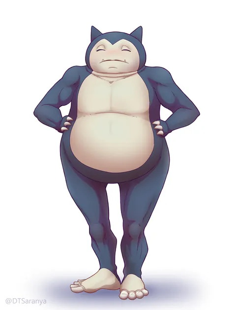 Hi everyone. I drew you a snorlax.