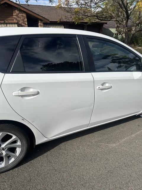Asked my brother to park my car in the driveway after he borrowed it. He chose to park it on the street instead. Woke up to this dolly.