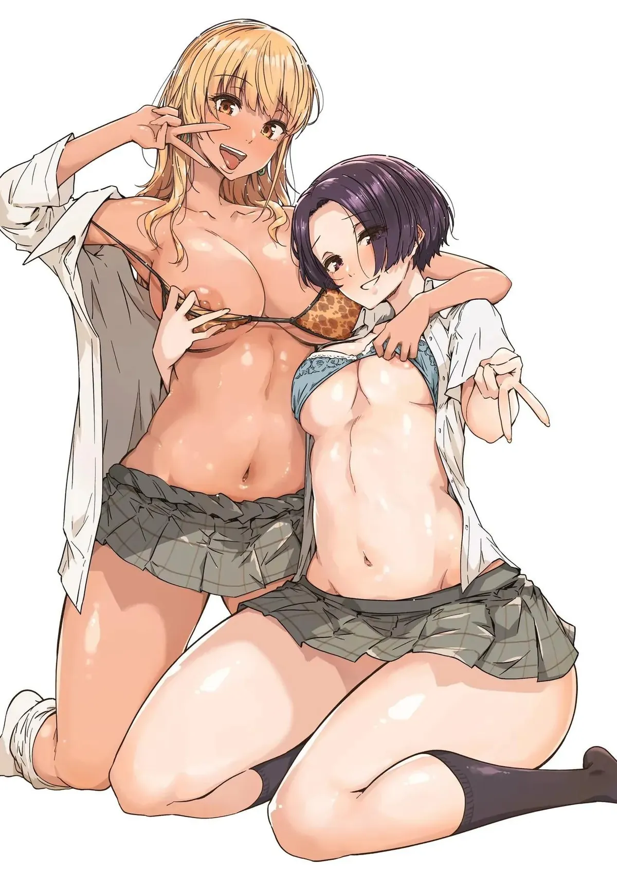 Osananajimi no Futago Gal ni Chikubi o Kaihatsu Sareta Ore | My Twin Childhood Friends are Extremely Naughty