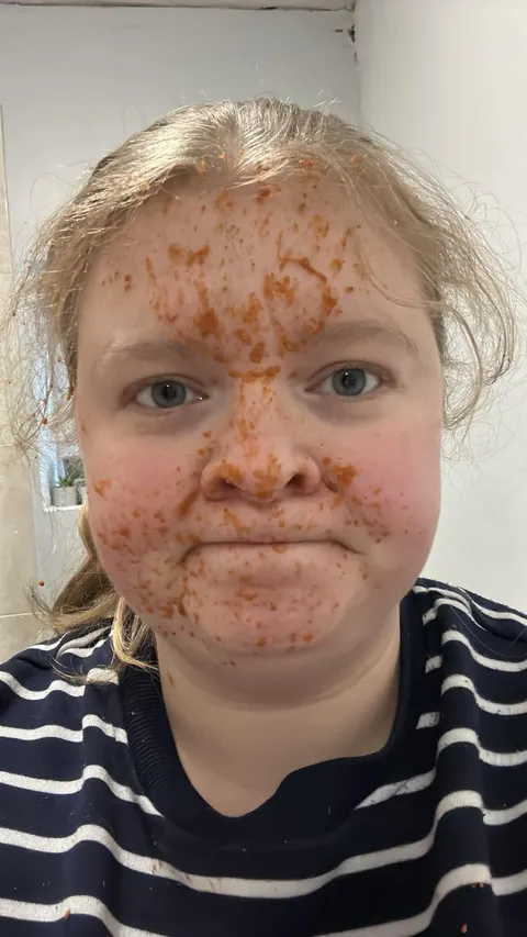 My canned curry sauce exploded in my face