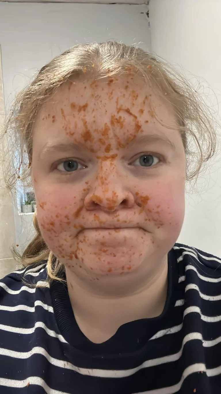 My canned curry sauce exploded in my face