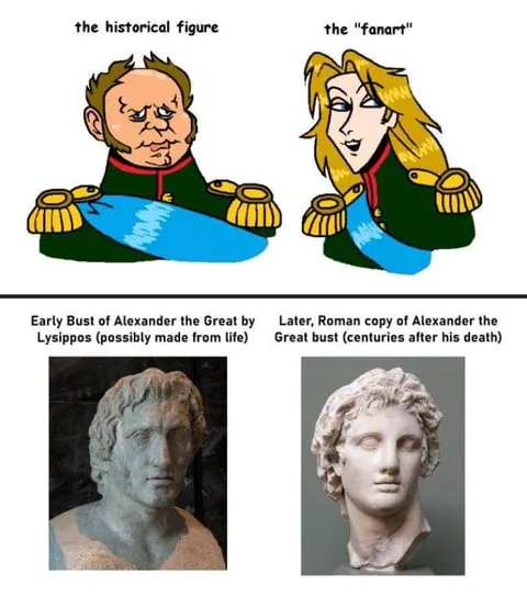 Why do these monarchs/Nobles Actually have tO make themselves look More attractive in Potraits?