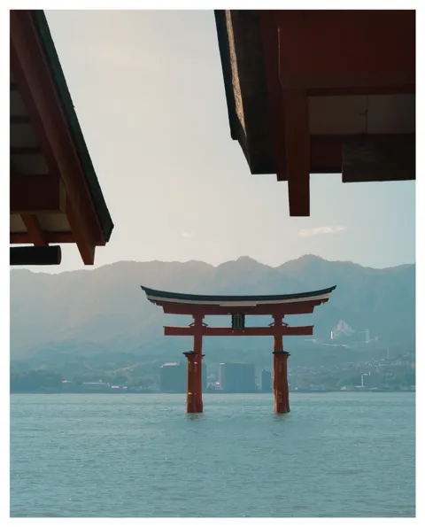 ITAP of the gate to Itsukushima Shrine