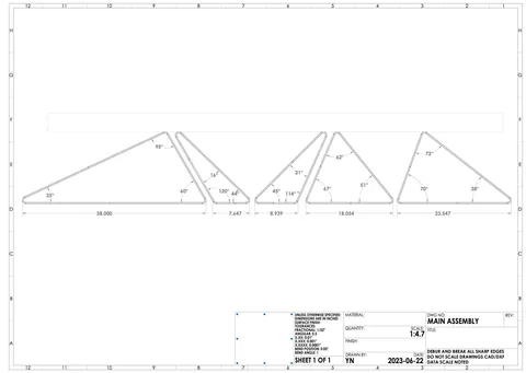 Built this TV console from scratch. Took me 3 months and a lot of swearing.