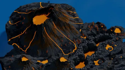 What if vanilla Minecraft had valcano biomes?